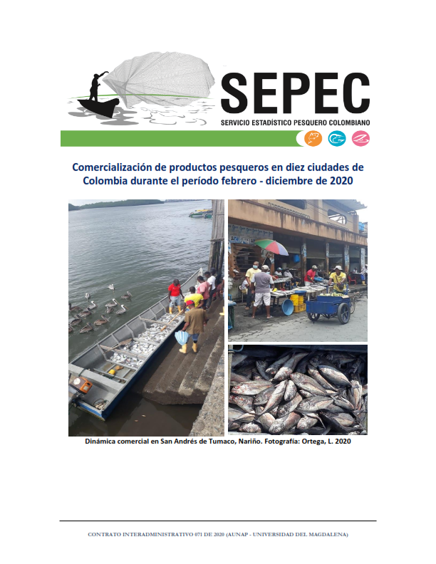 Comercialización de productos pesqueros en diez ciudades de Colombia