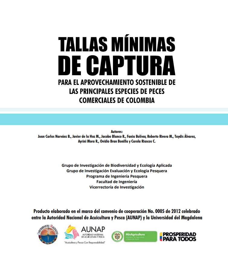 Tallas mínimas de captura 2012